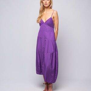 Tibi Sporty Nylon Cami Dress